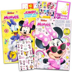 Minnie Mouse Coloring Book Set with Stickers