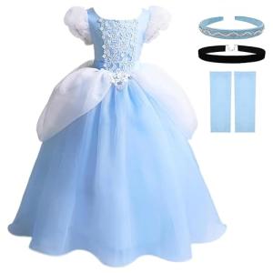 Cinderella Princess Dress Up Costume for Girls