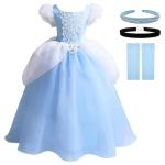 Cinderella Princess Dress Up Costume for Girls