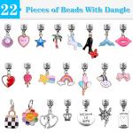 Disney-Inspired Charm Bracelet Making Kit for Girls