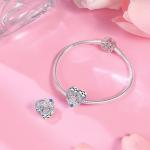 Disney Castle Firework 925 Silver Charm Pendant