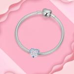 Disney Castle Firework 925 Silver Charm Pendant