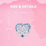 Disney Castle Firework 925 Silver Charm Pendant