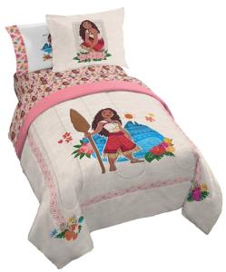Disney Moana Twin Comforter Set with Sheets