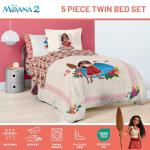 Disney Moana Twin Comforter Set with Sheets