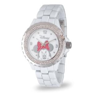 Minnie Mouse Glitz Watch with Red Bow