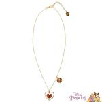 Disney Belle Necklace with Rose Petal Charm