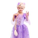 Rapunzel Princess Dress with Wig for Girls