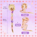 Rapunzel Princess Dress with Wig for Girls