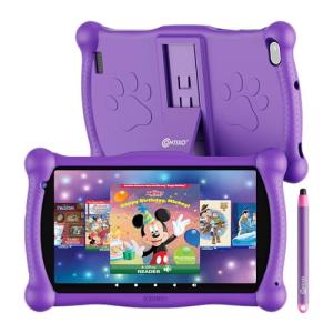 Contixo Kids Tablet with Disney Storybooks & Stickers