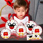 Disney Red Mouse Tableware Set for 24 Guests