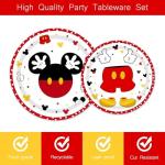 Disney Red Mouse Tableware Set for 24 Guests