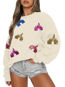 Disney Magic Kingdom Oversized Bow Sweatshirt