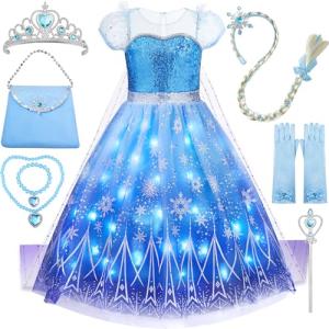 Light Up Princess Dress for Girls Halloween
