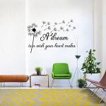 Dream is a Wish Dandelion Wall Decal
