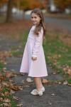 Rapunzel Toddler Girls Sweater Dress - Pink 3-4T