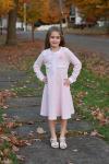Rapunzel Toddler Girls Sweater Dress - Pink 3-4T