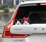Peeking Mickey Mouse Vinyl Decals – Pack of 2
