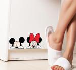 Peeking Mickey Mouse Vinyl Decals – Pack of 2
