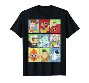 Disney Pixar Vintage Iconic Characters T-Shirt
