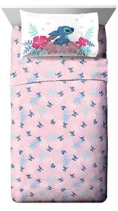 Lilo & Stitch Pink Kids Bedding Sheet Set