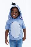 Disney Eeyore Toddler Boys Hooded T-Shirt Blue