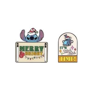 Stitch It's Stitch-mas Time Lapel Pin Set