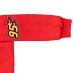 Lightning McQueen Toddler Boys Fleece Hoodie Red