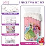 Disney Princess Twin Comforter Set with Sheets