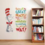 Dr. Seuss Inspirational Quotes Wall Stickers