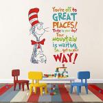 Dr. Seuss Inspirational Quotes Wall Stickers