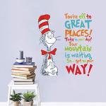 Dr. Seuss Inspirational Quotes Wall Stickers