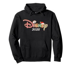 Disney 2025 Gingerbread Logo Holiday Pullover Hoodie