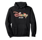 Disney 2025 Gingerbread Logo Holiday Pullover Hoodie