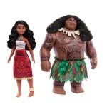 Moana & Maui Fashion Dolls Set with Accessories