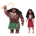 Moana & Maui Fashion Dolls Set with Accessories