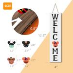 Disney 15.7'' Cute Mouse Seasonal Welcome Sign