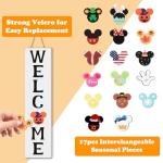 Disney 15.7'' Cute Mouse Seasonal Welcome Sign