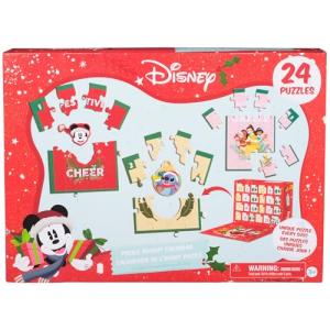 Disney Puzzle Advent Calendar with 24 Unique Puzzles