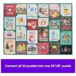 Disney Puzzle Advent Calendar with 24 Unique Puzzles