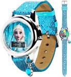 Disney Girls' Colorful Quartz Watch with Rubber Strap