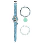 Disney Girls' Colorful Quartz Watch with Rubber Strap