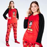 Disney Women's Stitch Pajama and Fluffy Sock Set