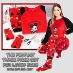 Disney Women's Stitch Pajama and Fluffy Sock Set