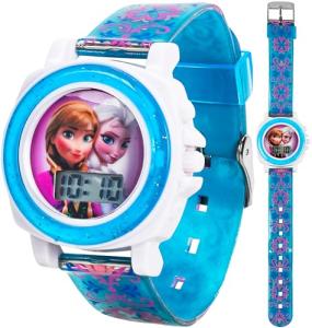 Disney Frozen Anna and Elsa Kids' Blue Watch