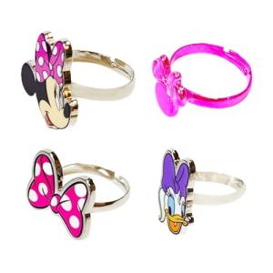 Disney 4-Piece Minnie Mouse Adjustable Rings Set