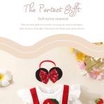 Baby Girl Mouse Ears Headbands with Sequin Bow