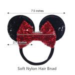 Disney Mouse Ear Sequin Bow Headband for Kids