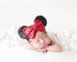 Disney Mouse Ear Sequin Bow Headband for Kids