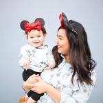 Disney Mouse Ear Sequin Bow Headband for Kids